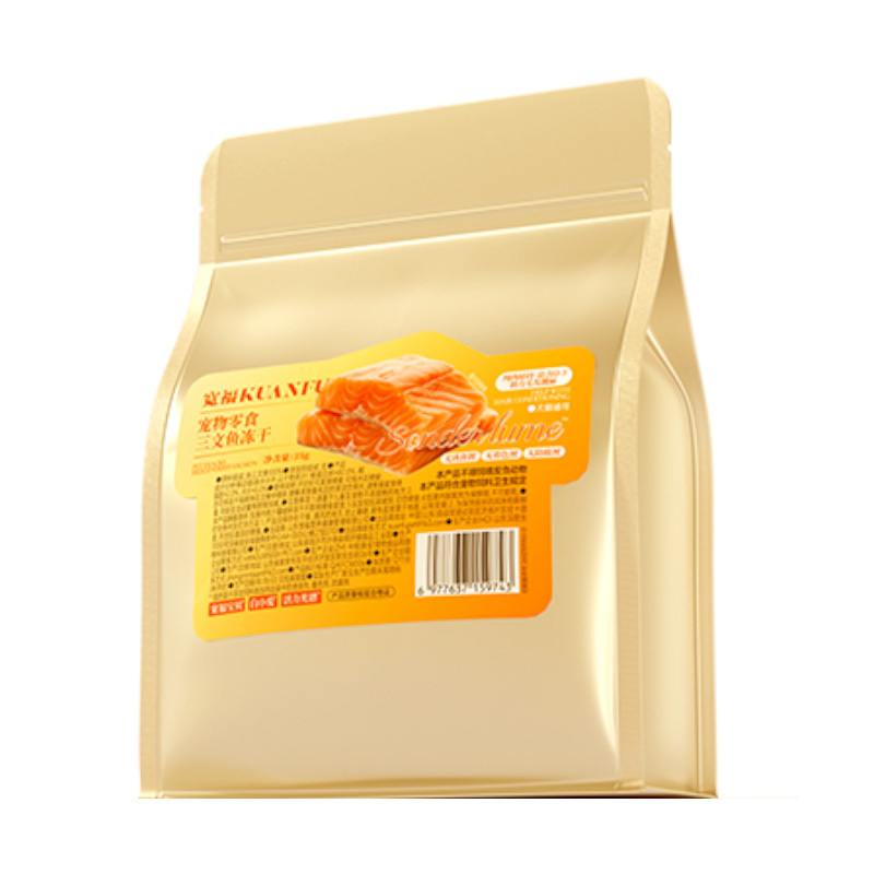 宽福宠物零食冻干三文鱼块 35g/包