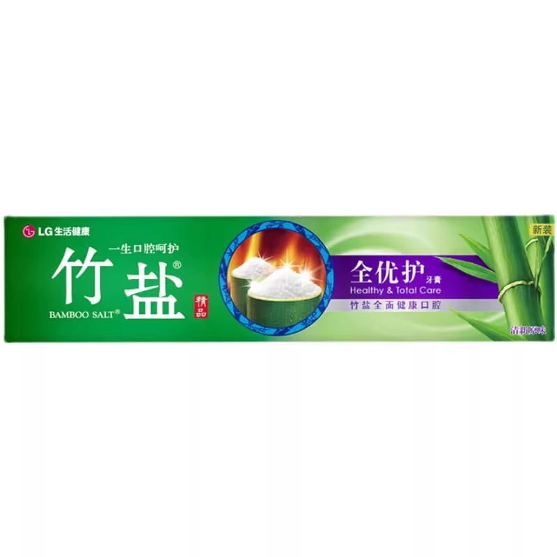 竹盐精品全优护牙膏（清新原味）120g24N