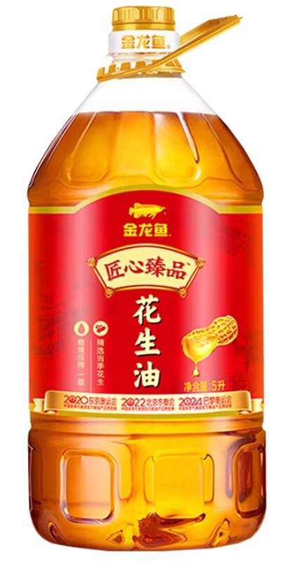 A27金龙鱼匠心臻品花生油5L
