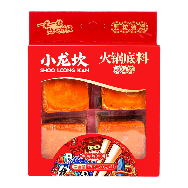 小龙坎火锅底料320G（80g*4）盒装
