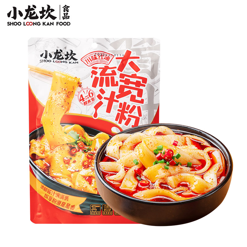 小龙坎川味红油流汁大宽粉270g*1袋