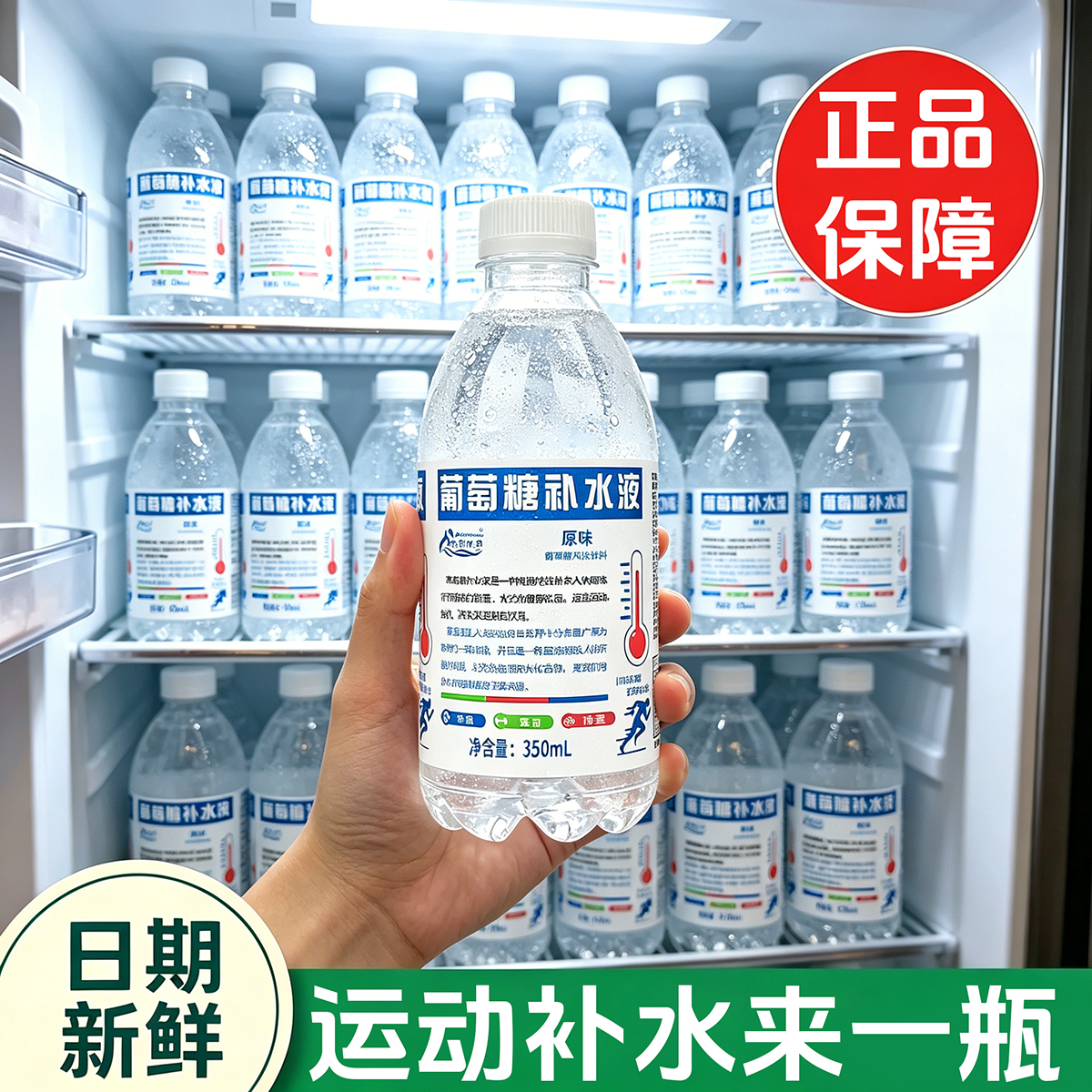 雨沐冰泉补水液原味350mlx24瓶装
