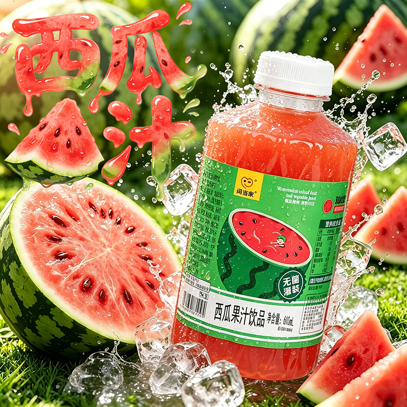 闫当家麒麟西瓜汁610ML*6瓶