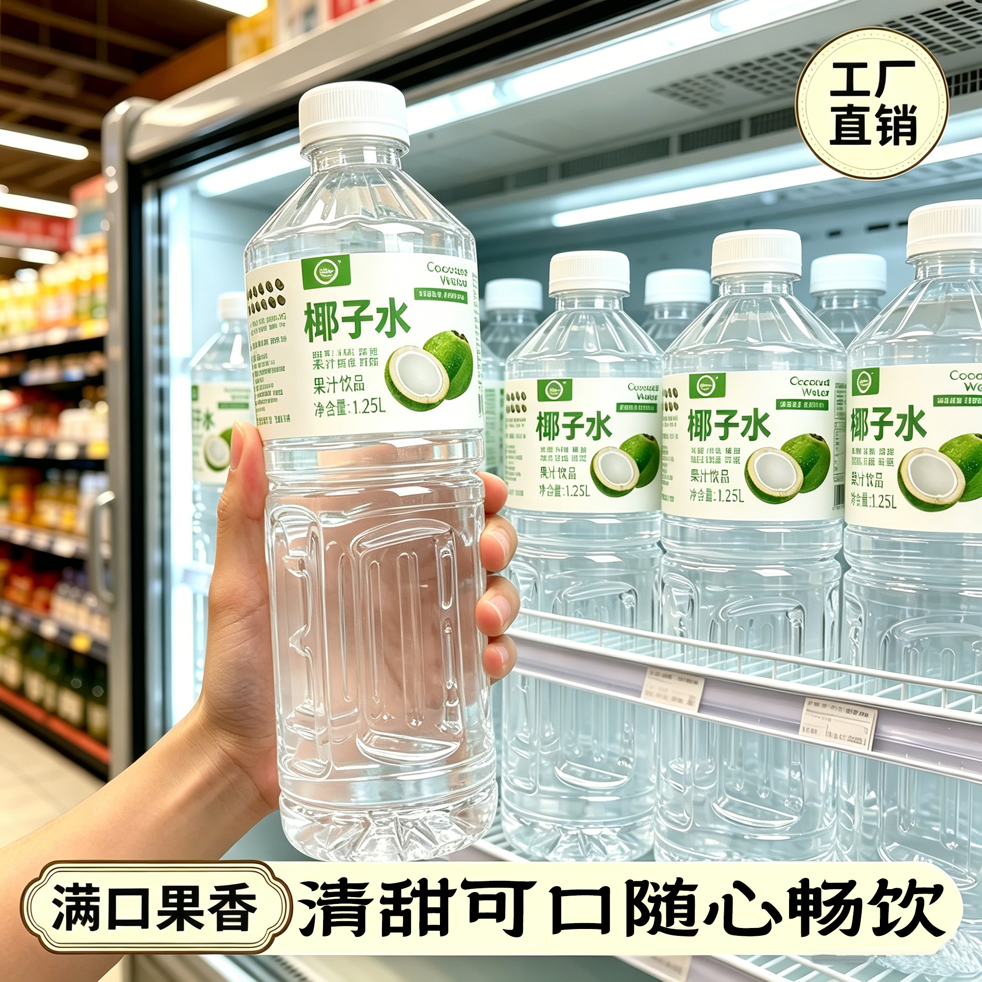 愈润泉椰子水1.25L*4瓶