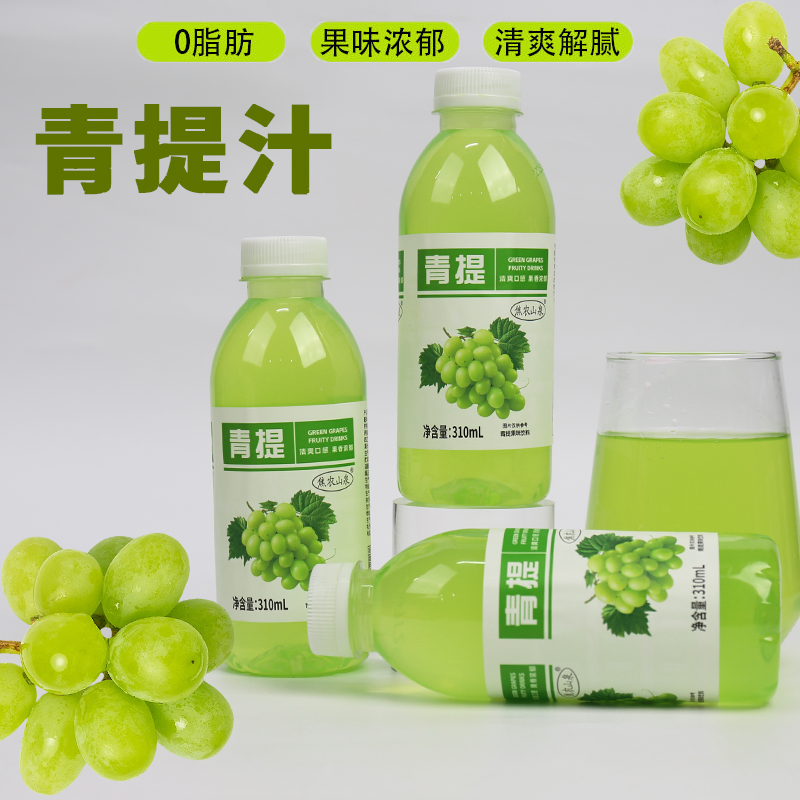 焦农山泉青提汁310ML*24瓶