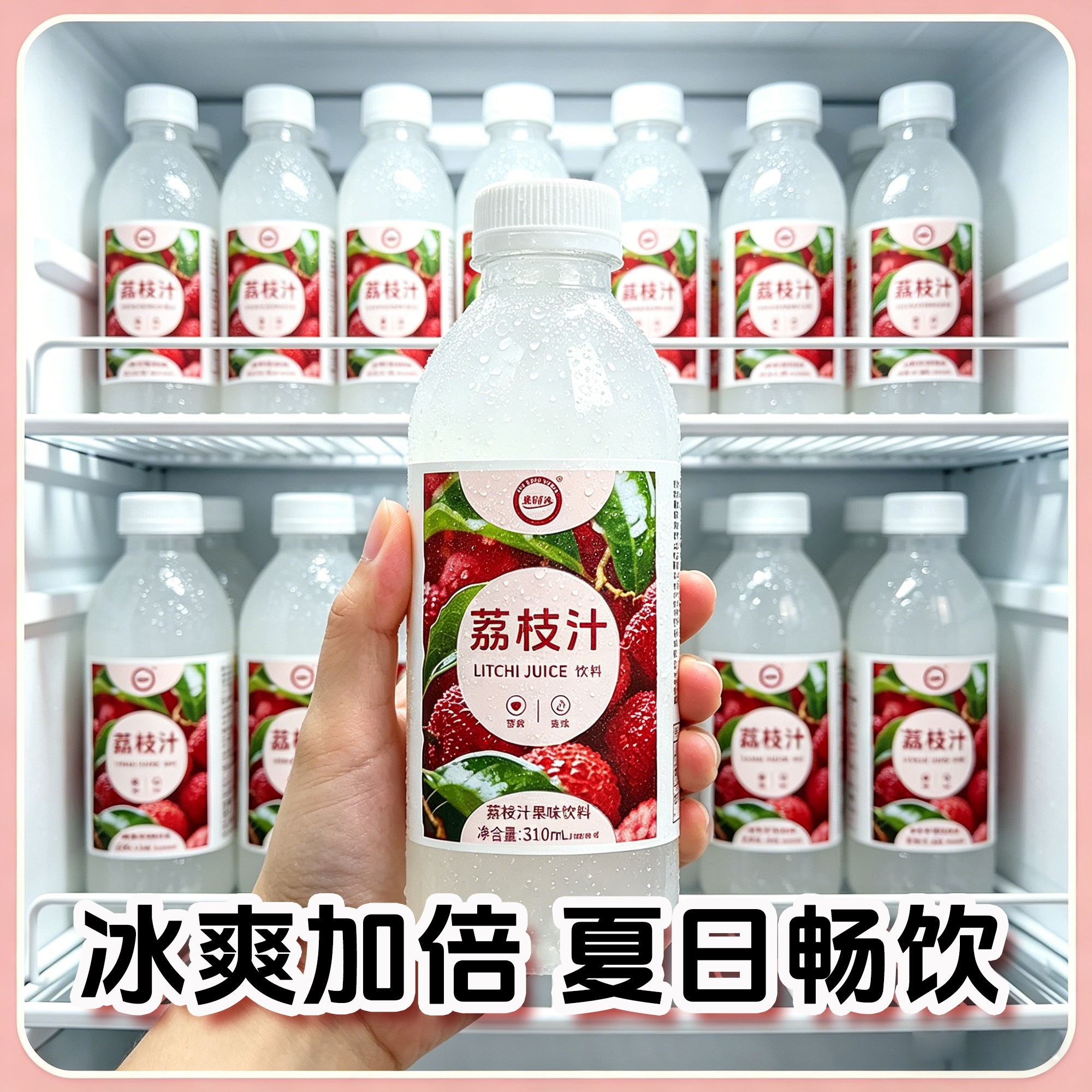 【整箱福利】正宗荔枝汁饮品清爽可口适合夏季畅饮