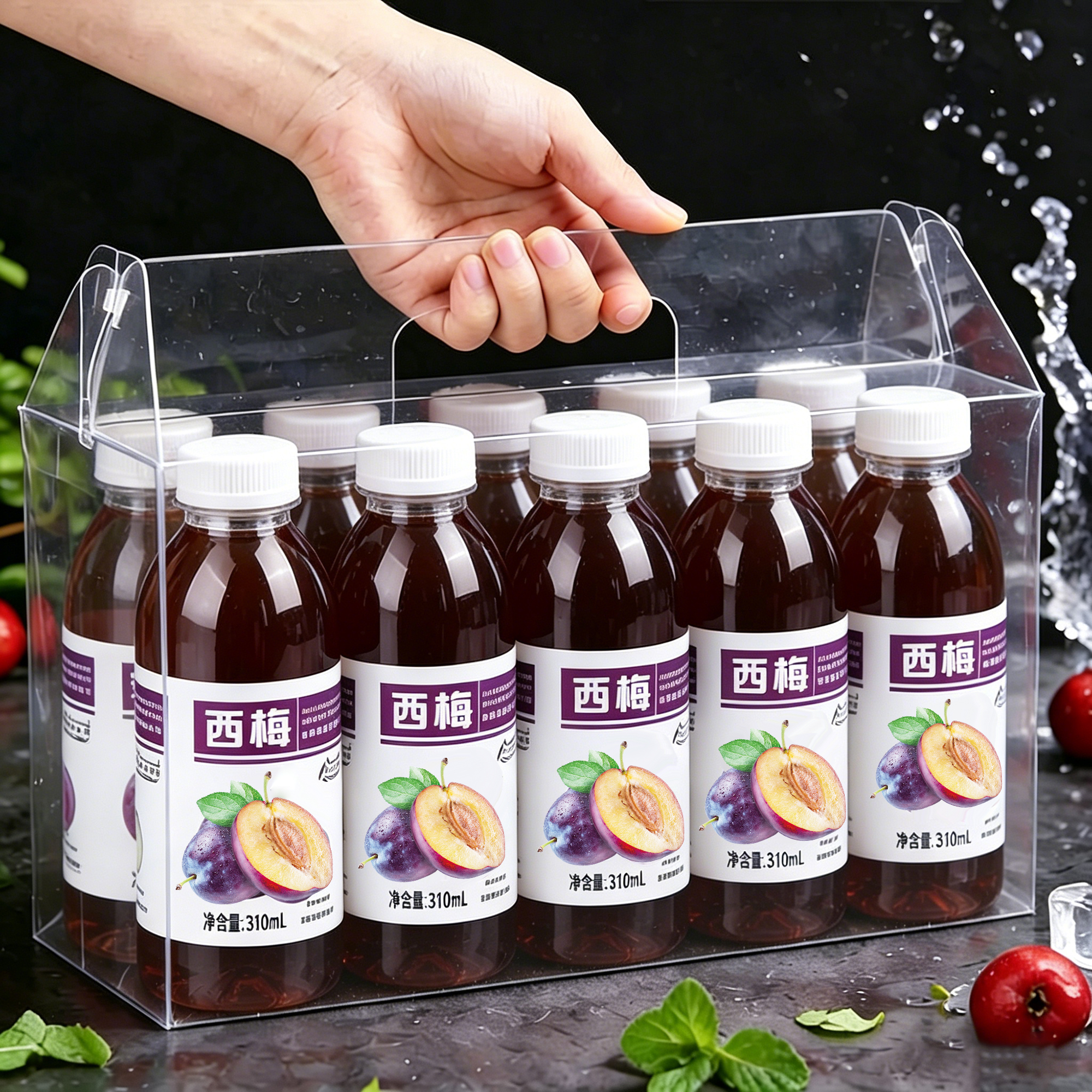 雨沐冰泉西梅310mlx12瓶装