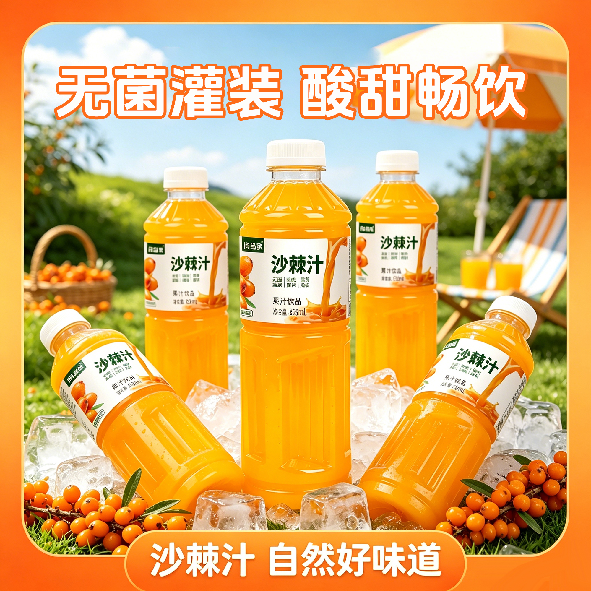 闫当家沙棘汁839ML*1瓶