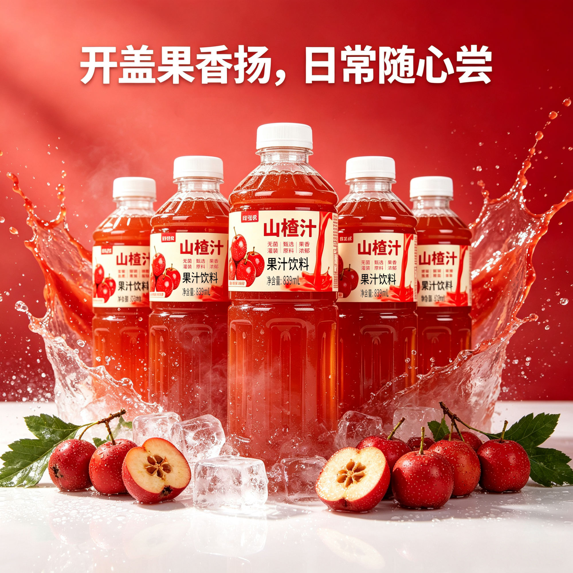 闫当家山楂汁839ML*2瓶