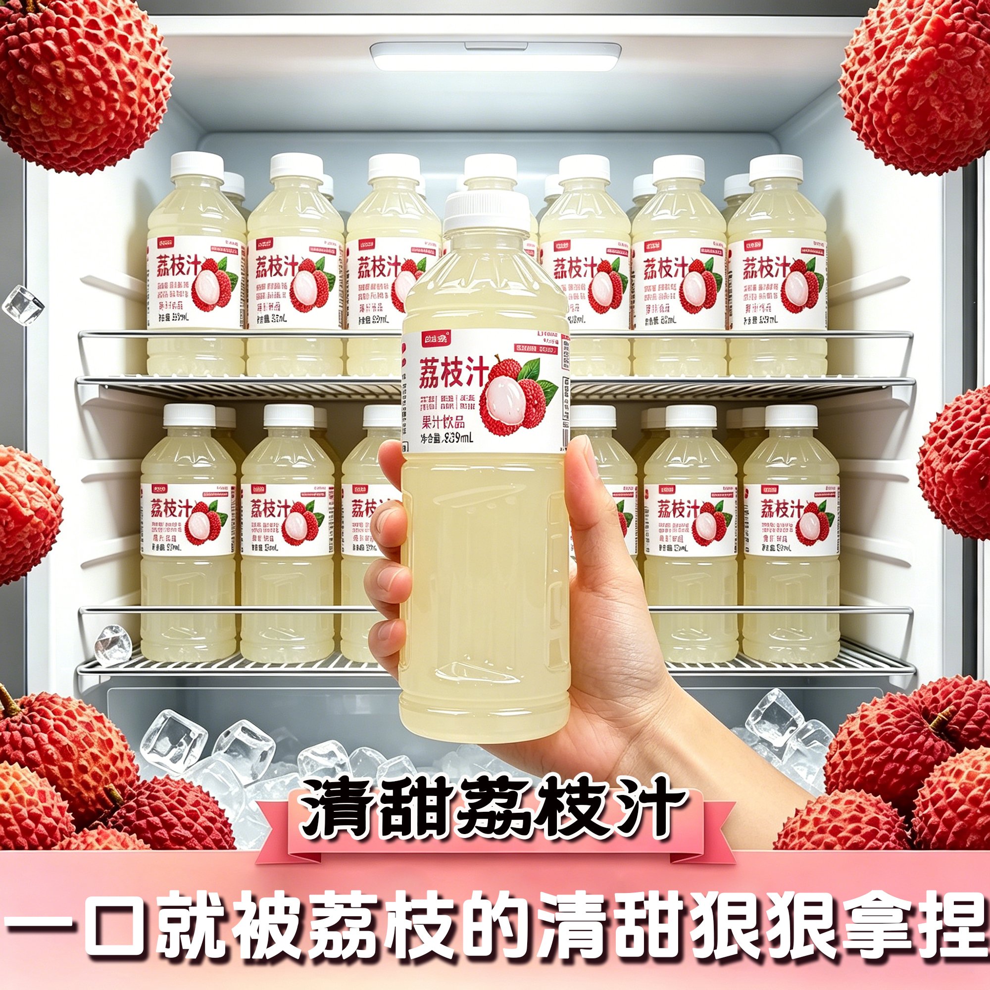 闫当家荔枝汁839ML*4瓶