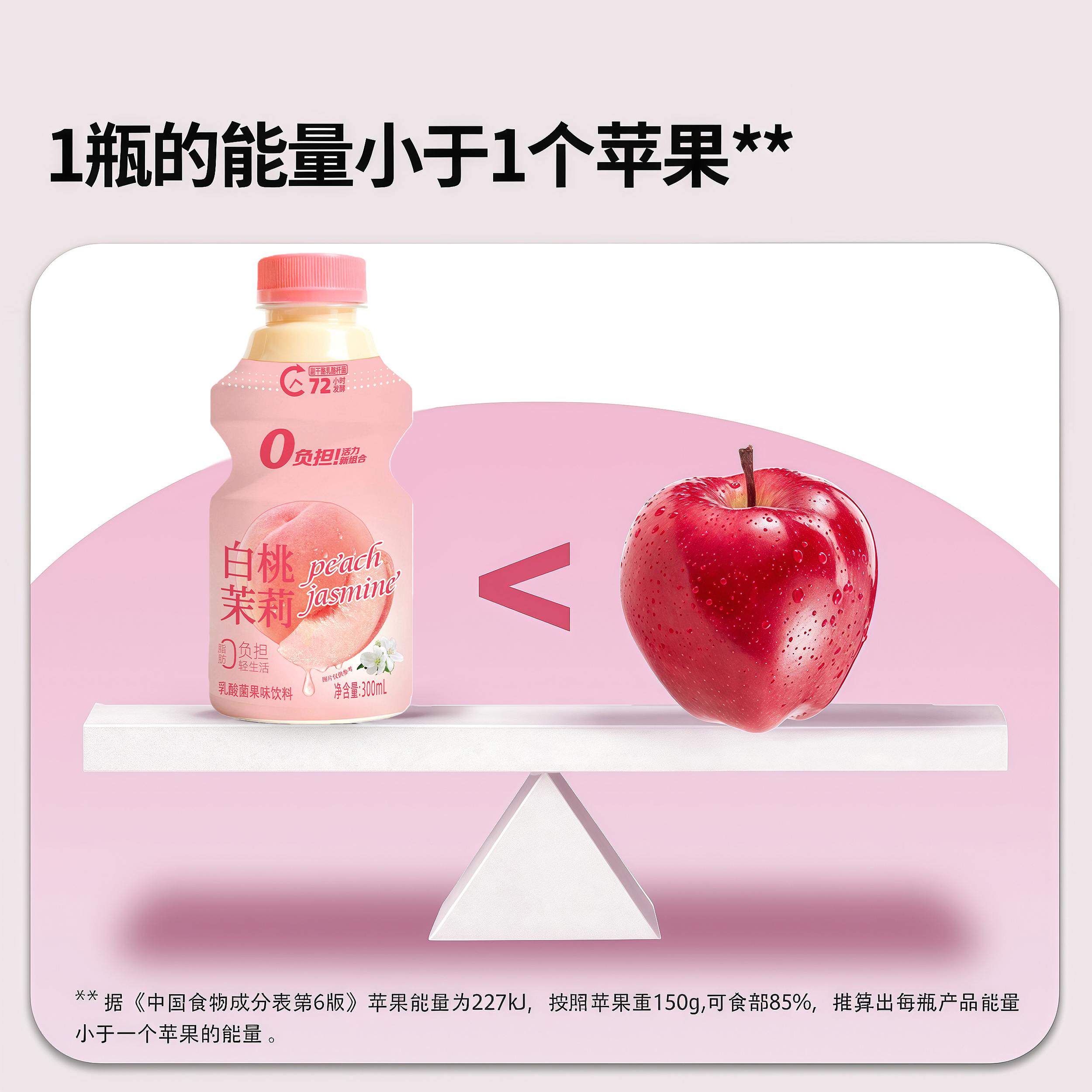 露源泉乳酸菌白桃茉莉味300ml*瓶