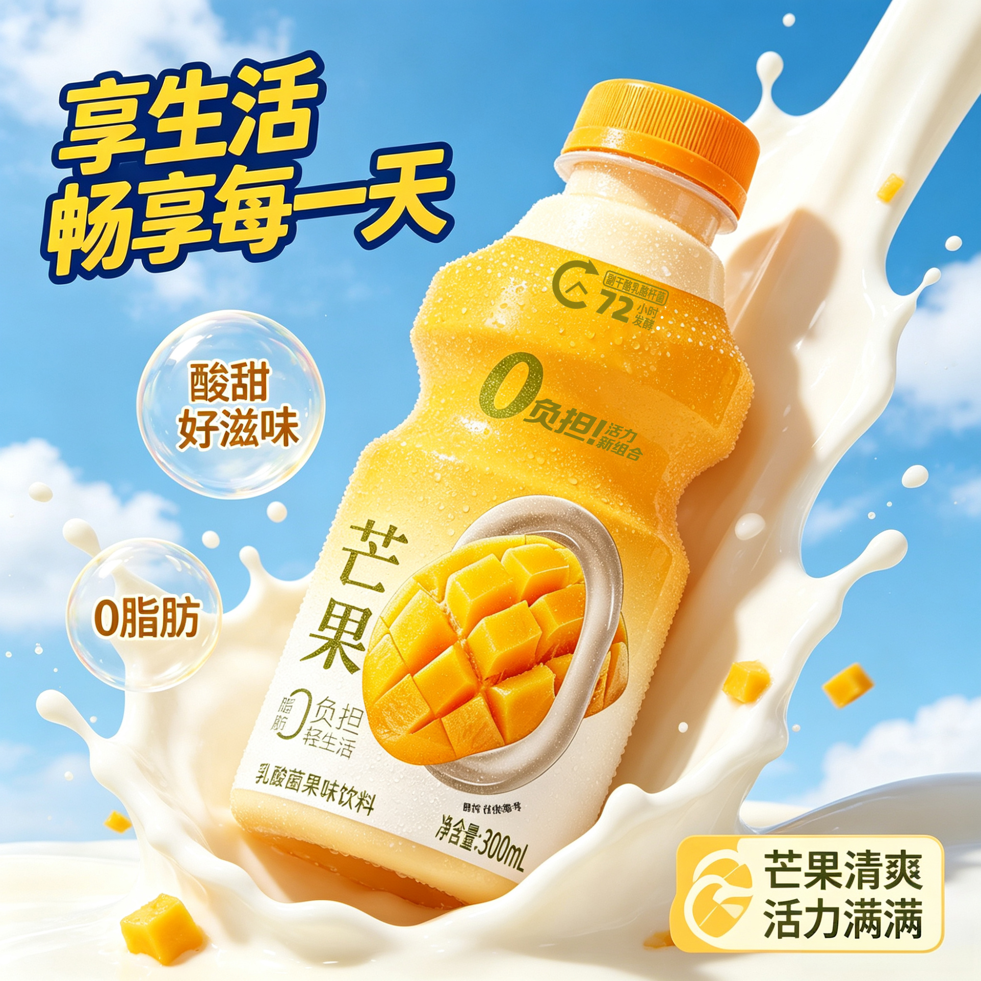 露源泉乳酸菌芒果味300ml*瓶