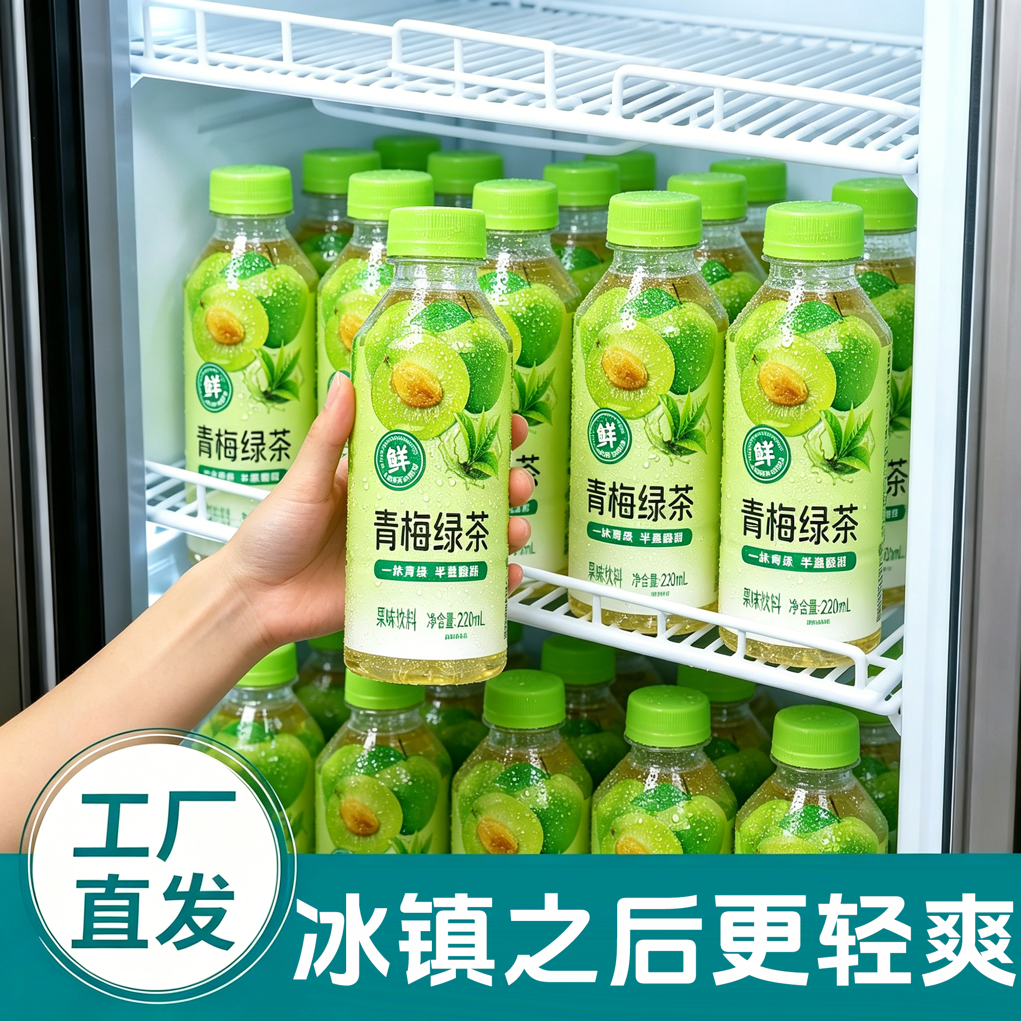 愈润泉青梅绿茶220ML*瓶