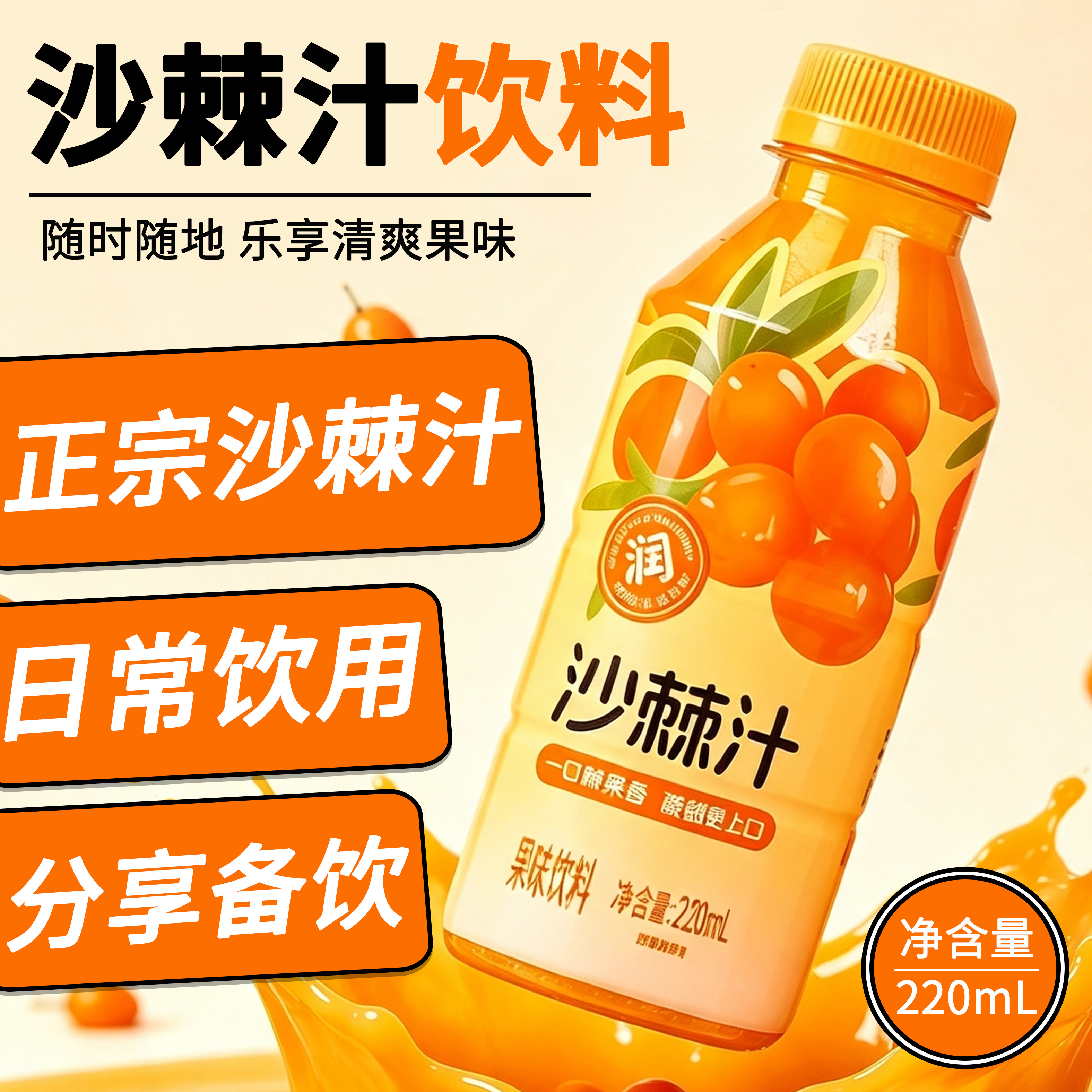 愈润泉沙棘汁220ML*瓶