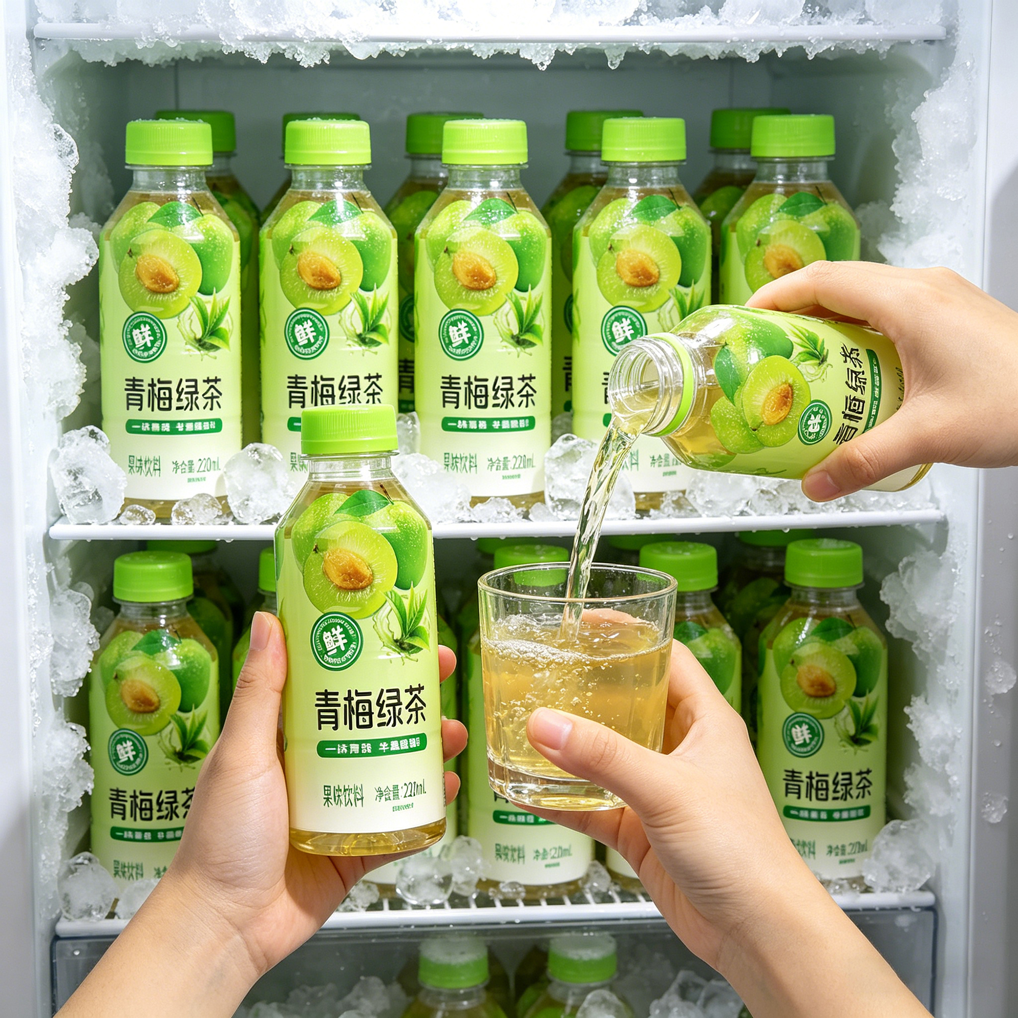 愈润泉青梅绿茶220ML*瓶
