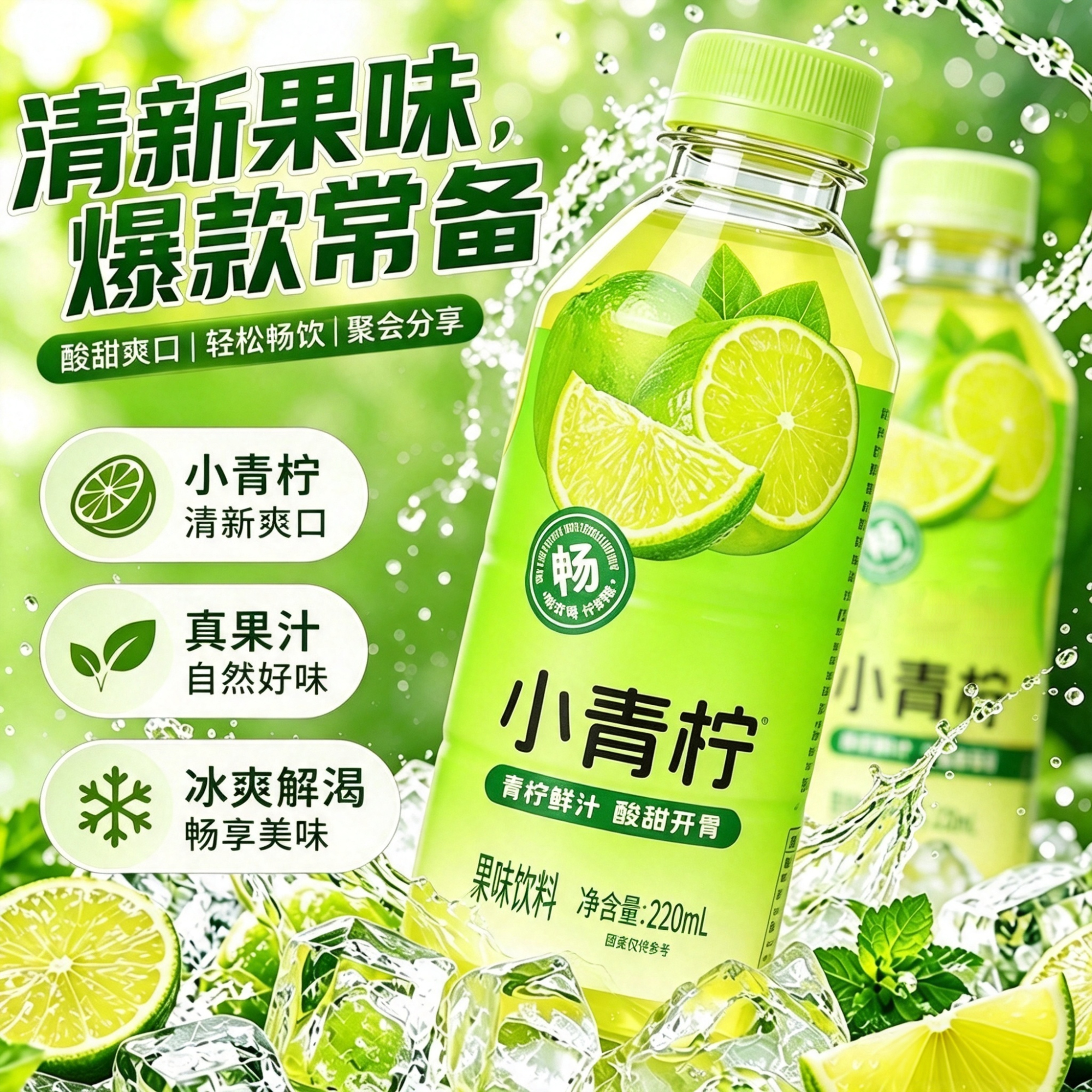 愈润泉小青柠220ML*瓶