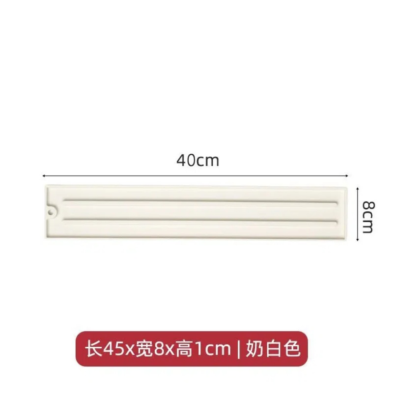 防滑沥水灶台锅铲收纳垫窄缝锅盖收纳垫家用厨房多功能台面放置垫
