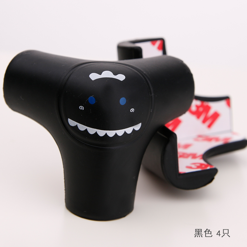 防撞护角安全防碰头防磕碰硅胶顶吸抽油烟机厨房家具桌子保护角套
