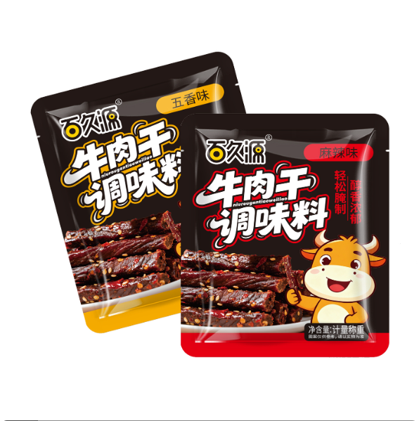 【自制牛肉干调料】百久源风干牛肉调料原味手撕牛肉干烤肉干腌料