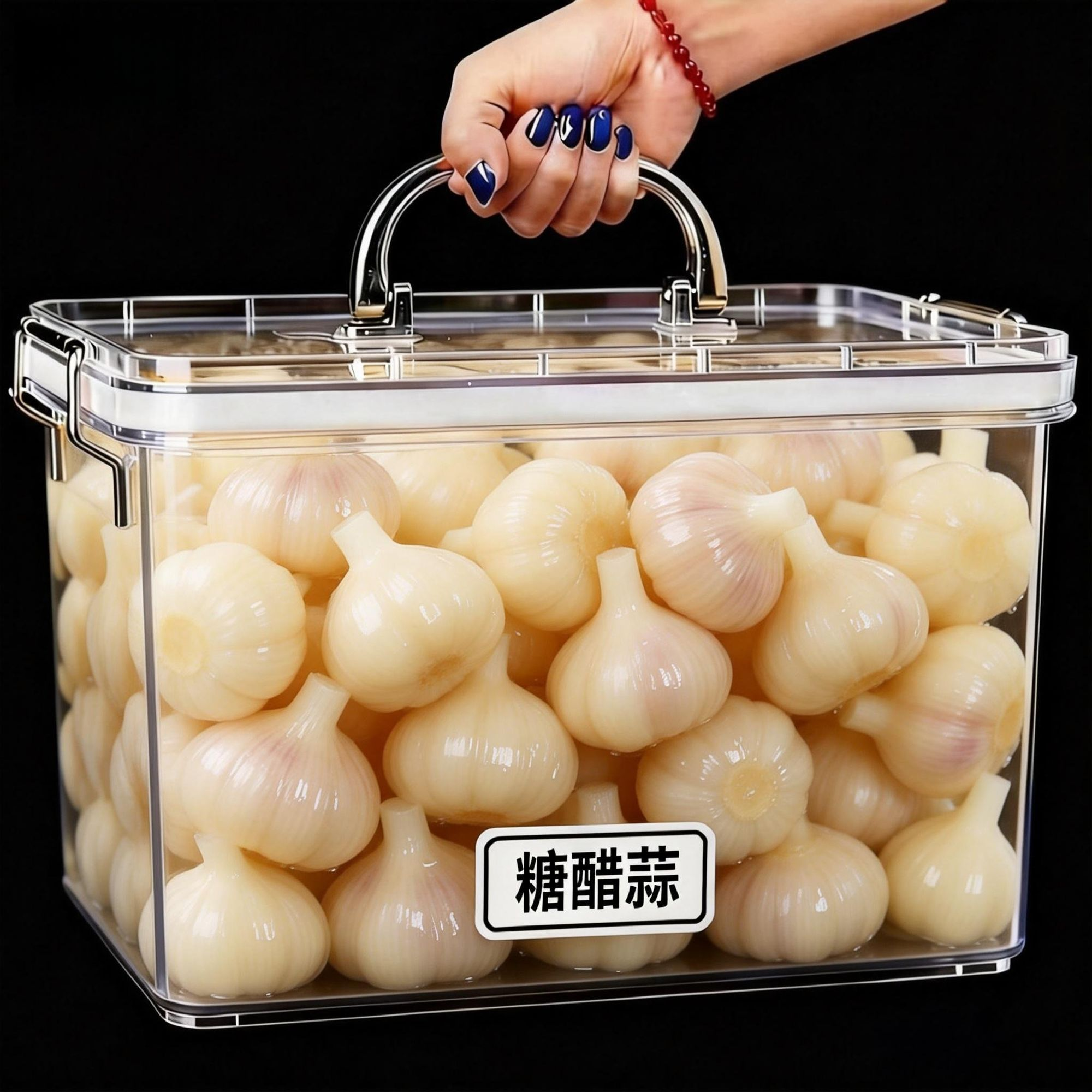 糖蒜甜蒜新鲜整箱批发高品质新糖醋蒜腌制厂家直销甜蒜头泡菜大蒜