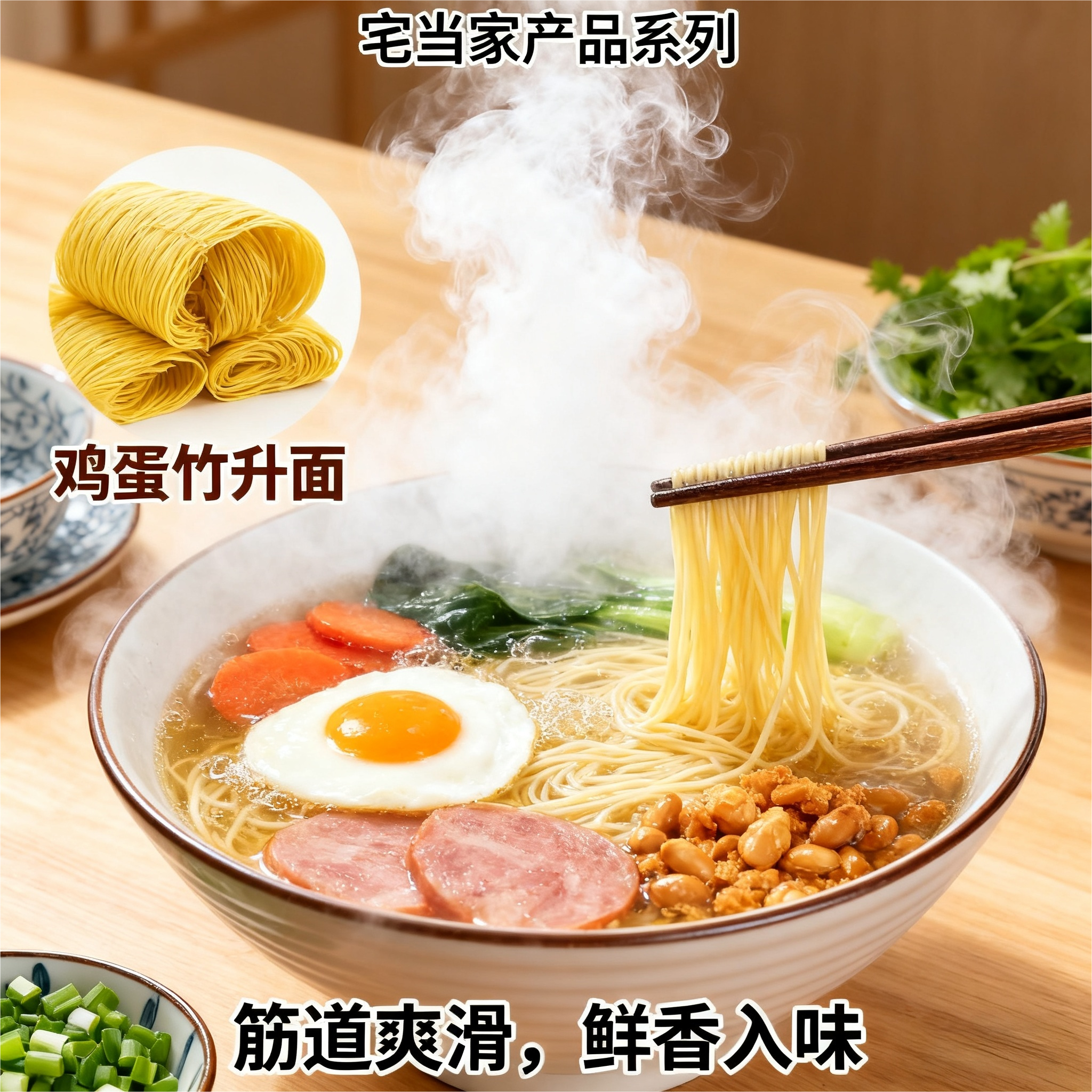 宅当家50克竹升面15包