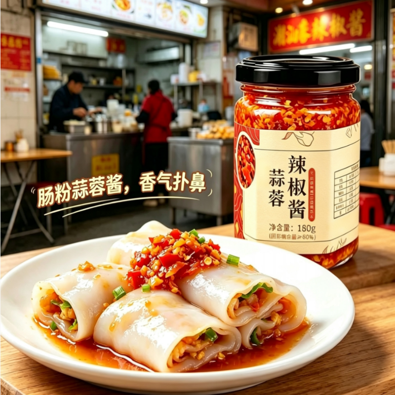 肠粉蒜蓉辣椒酱180g-2瓶
