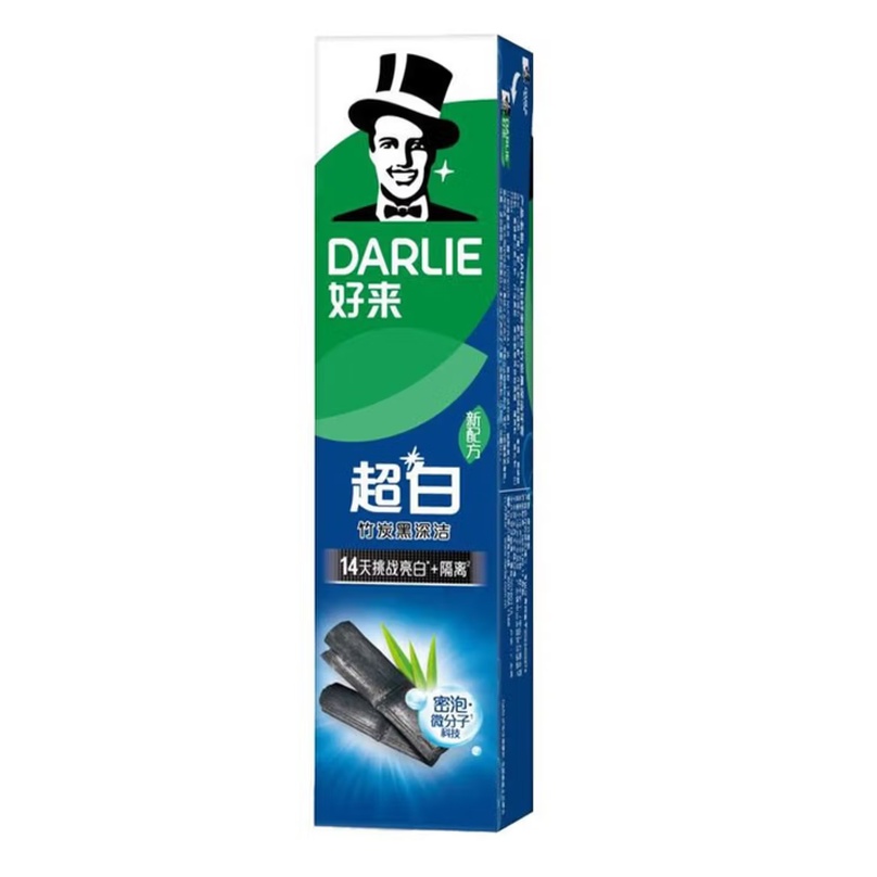 1710957/1711230好来牙膏超白竹炭深洁中国90g