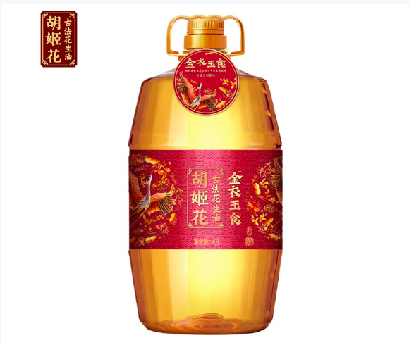 胡姬花金衣玉食古法花生油 4L